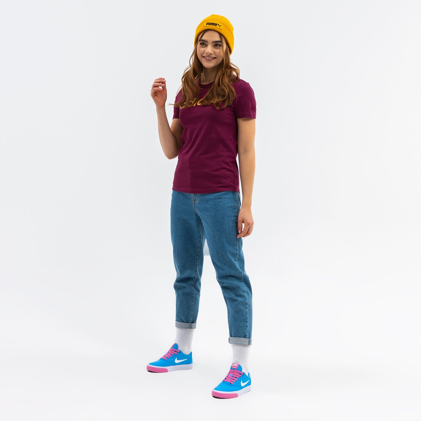 Koszulka damska ADIDAS T-SHIRT W LIN T h07832 kolor bordowy