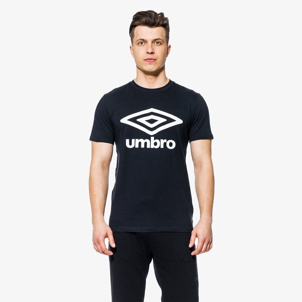 Koszulka męska UMBRO T-SHIRT SS LARGE LOGO 64872u090 kolor czarny