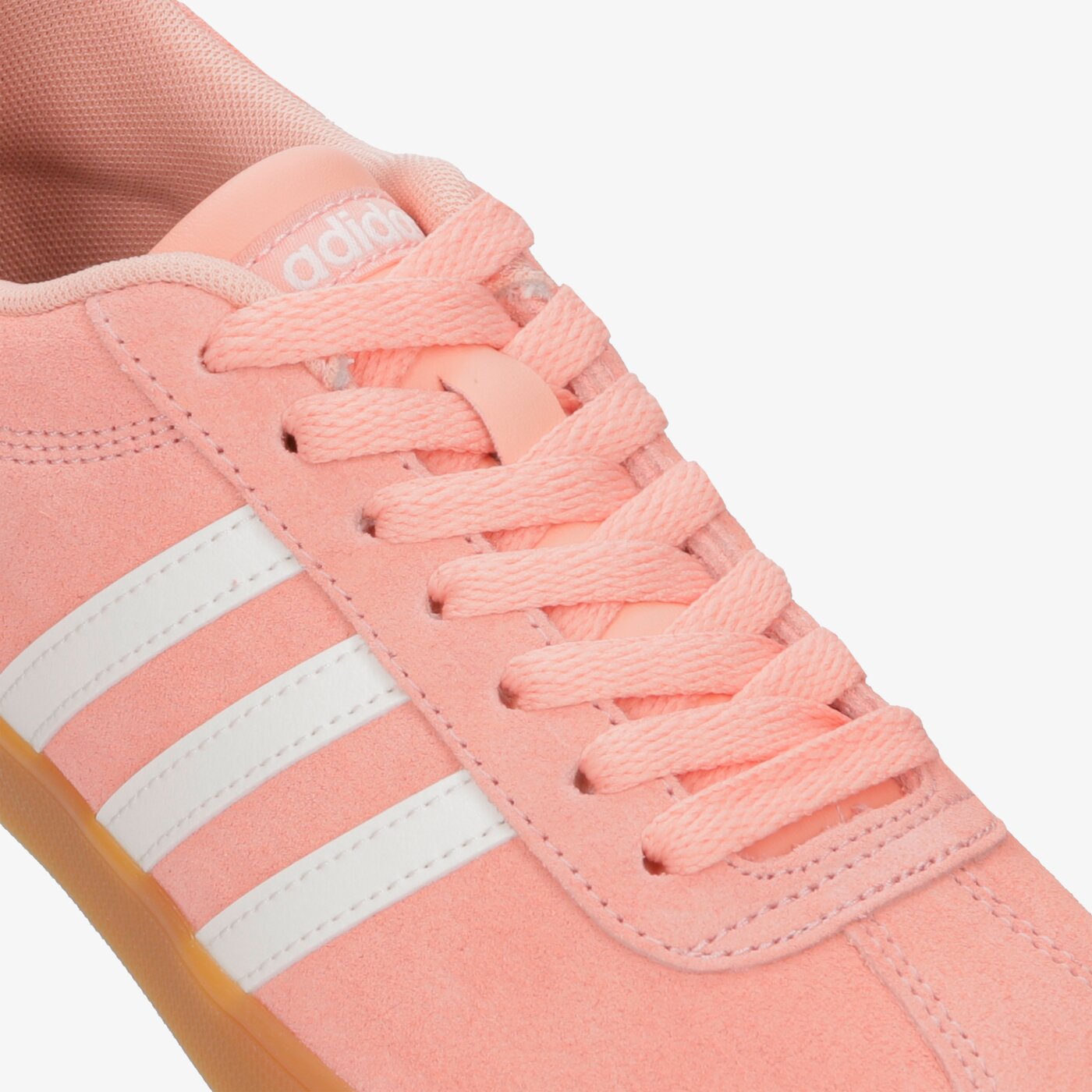 Buty sportowe damskie ADIDAS COURTSET f35767 kolor różowy