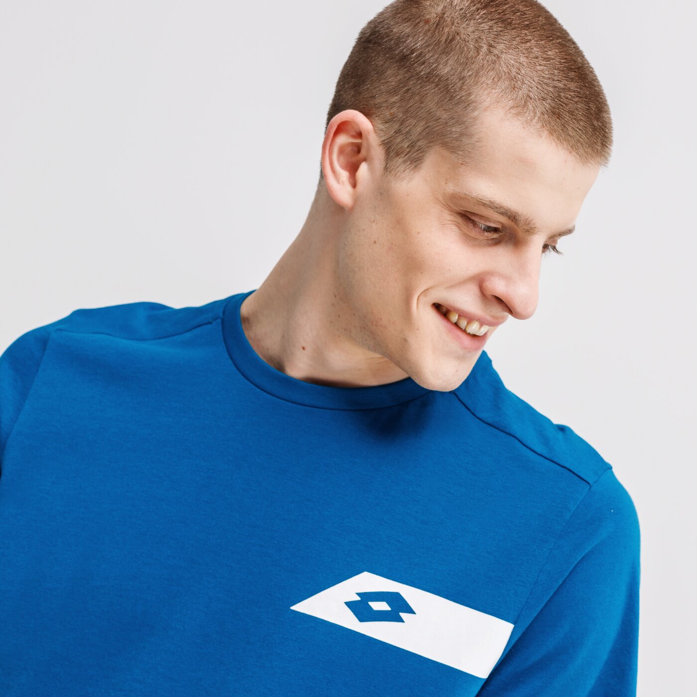 Koszulka męska LOTTO T-SHIRT DINAMICO III BS CO 214280-6oc kolor granatowy