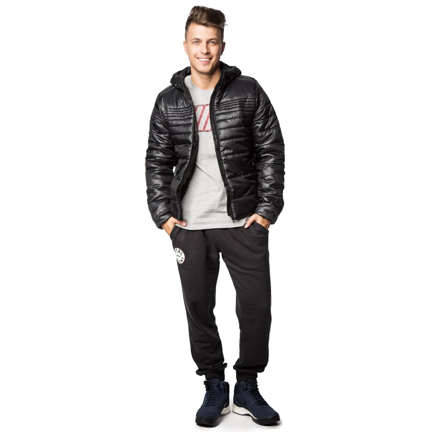 Kurtka zimowa męska ADIDAS KURTKA PAD JKT ap9542 kolor czarny