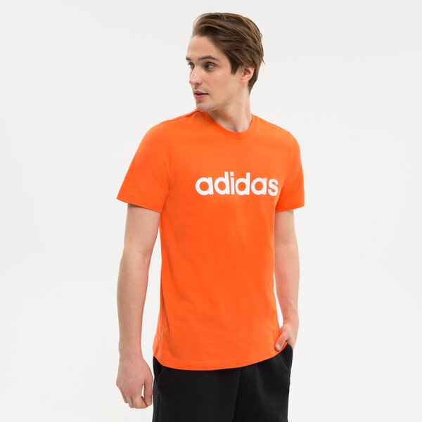 Koszulka męska ADIDAS T-SHIRT SS M LIN SJ T hl2227 kolor pomarańczowy