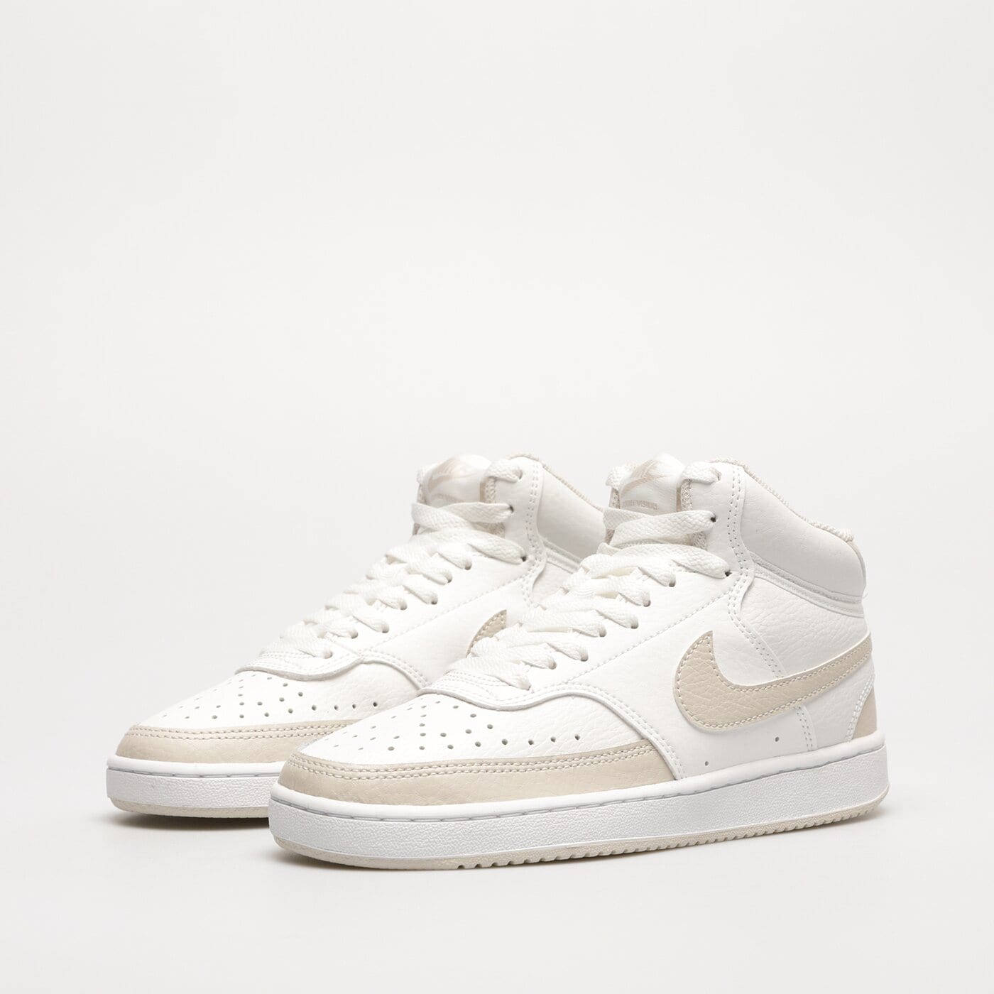 Buty sportowe damskie NIKE COURT VISION MID cd5436-106 kolor beżowy