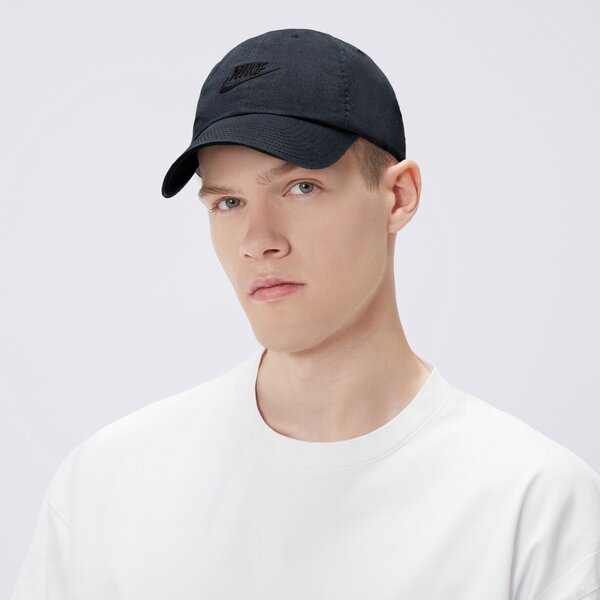 Czapka z daszkiem damska NIKE CZAPKA U NK CLUB U CB FUT WSH L fb5368-010 kolor czarny