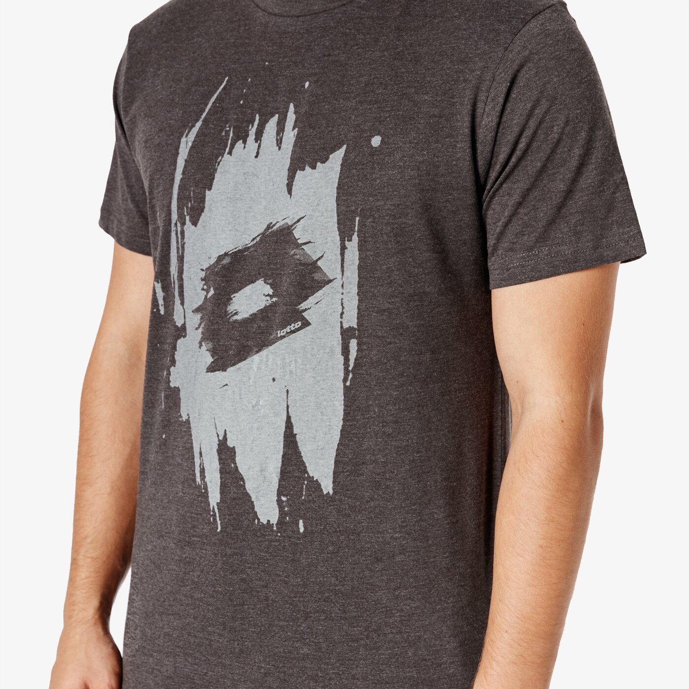 Koszulka męska LOTTO T-SHIRT SS TRACE lo38tsm35001 kolor szary