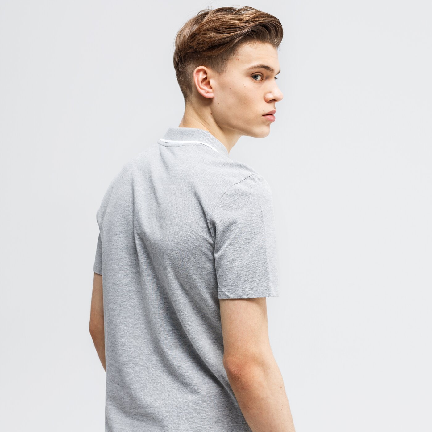 Koszulka polo męska UMBRO POLO FW PIQUE POLO 65703u-263 kolor szary