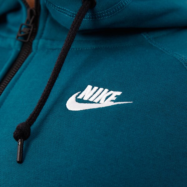 Bluza męska NIKE BLUZA NIKE AW77 FLC FZ HOODY 598759303 kolor zielony