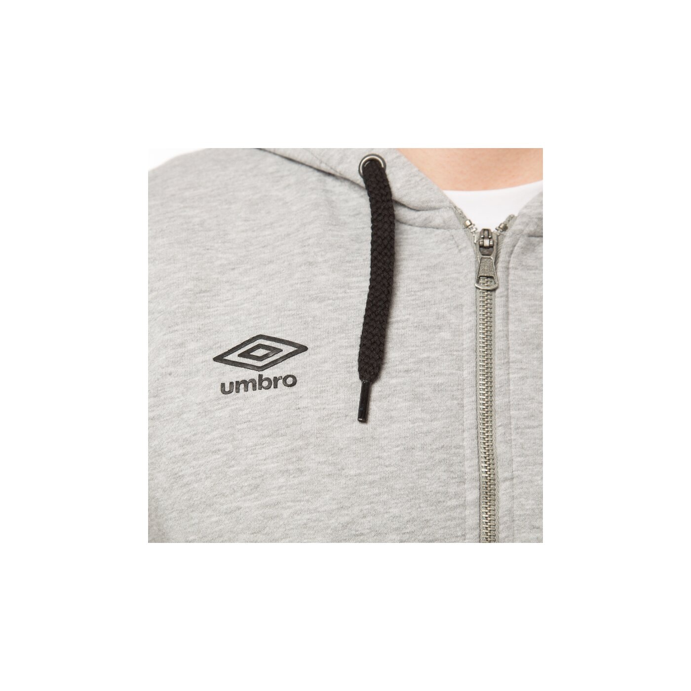 Bluza męska UMBRO BLUZA HOODED FULL ZIP 63167u263 kolor szary