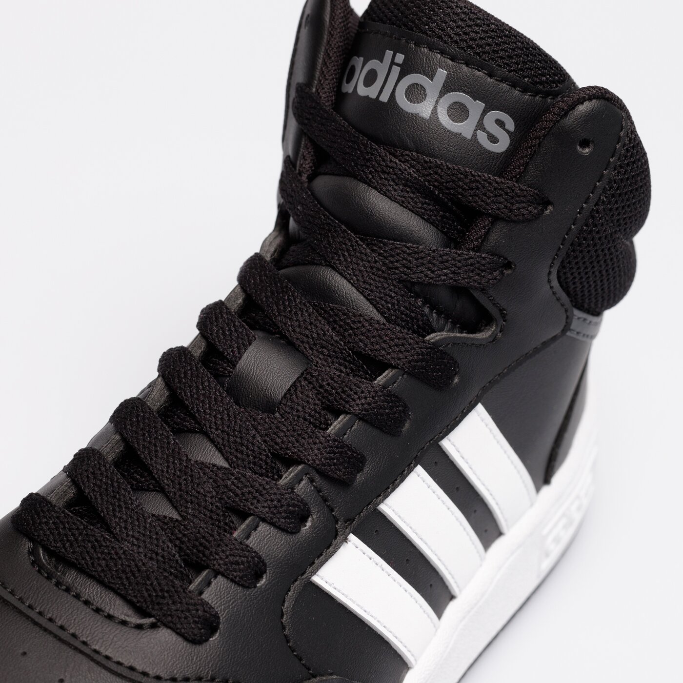 Buty dziecięce ADIDAS HOOPS MID 3.0 K gw0402 kolor czarny