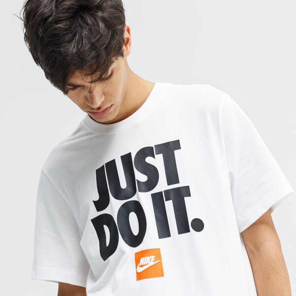 Koszulka męska NIKE T-SHIRT SS M NSW SS JDI 3 bv7662-100 kolor biały