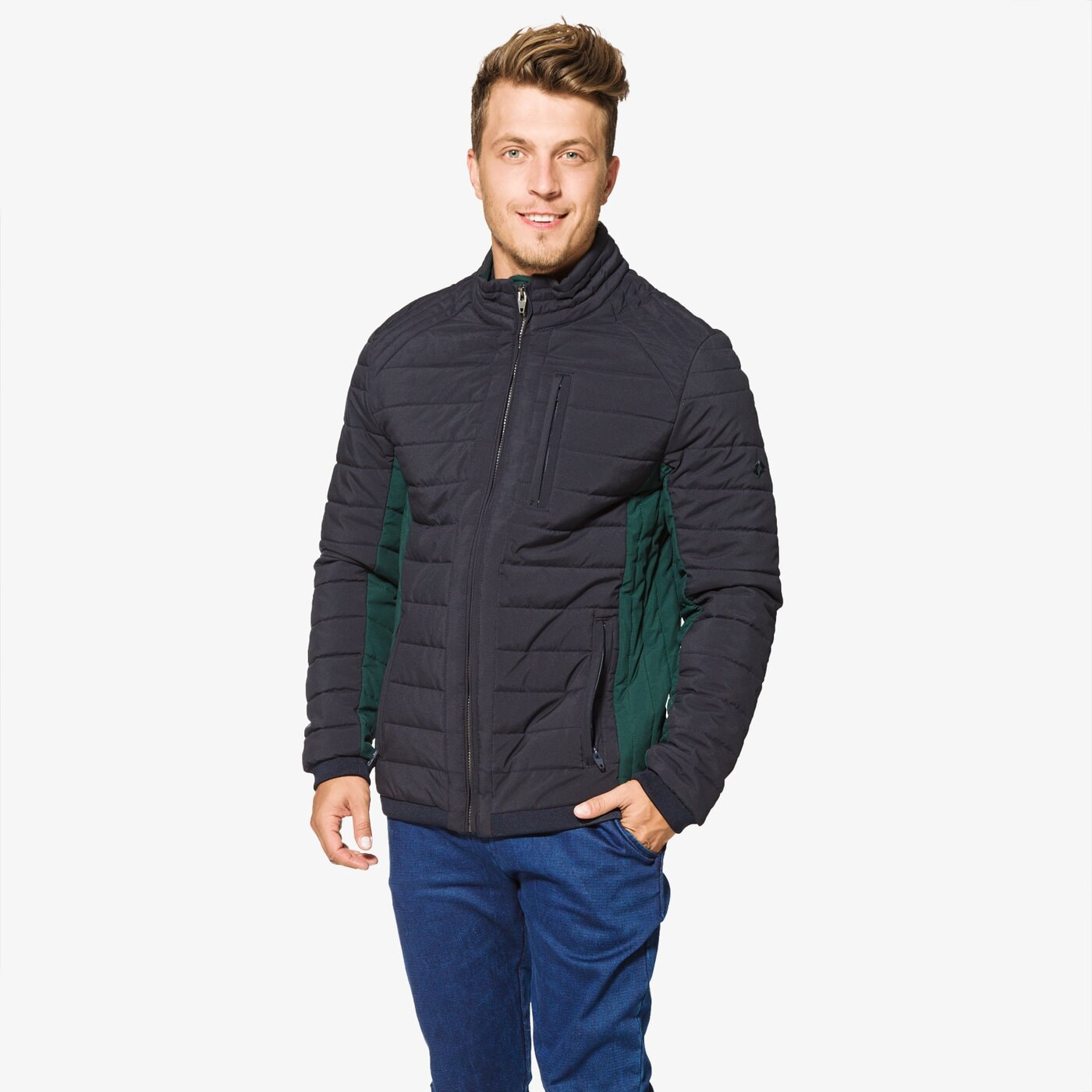 Kurtka zimowa męska LOTTO KURTKA RAZOR lo37kum08001 kolor granatowy