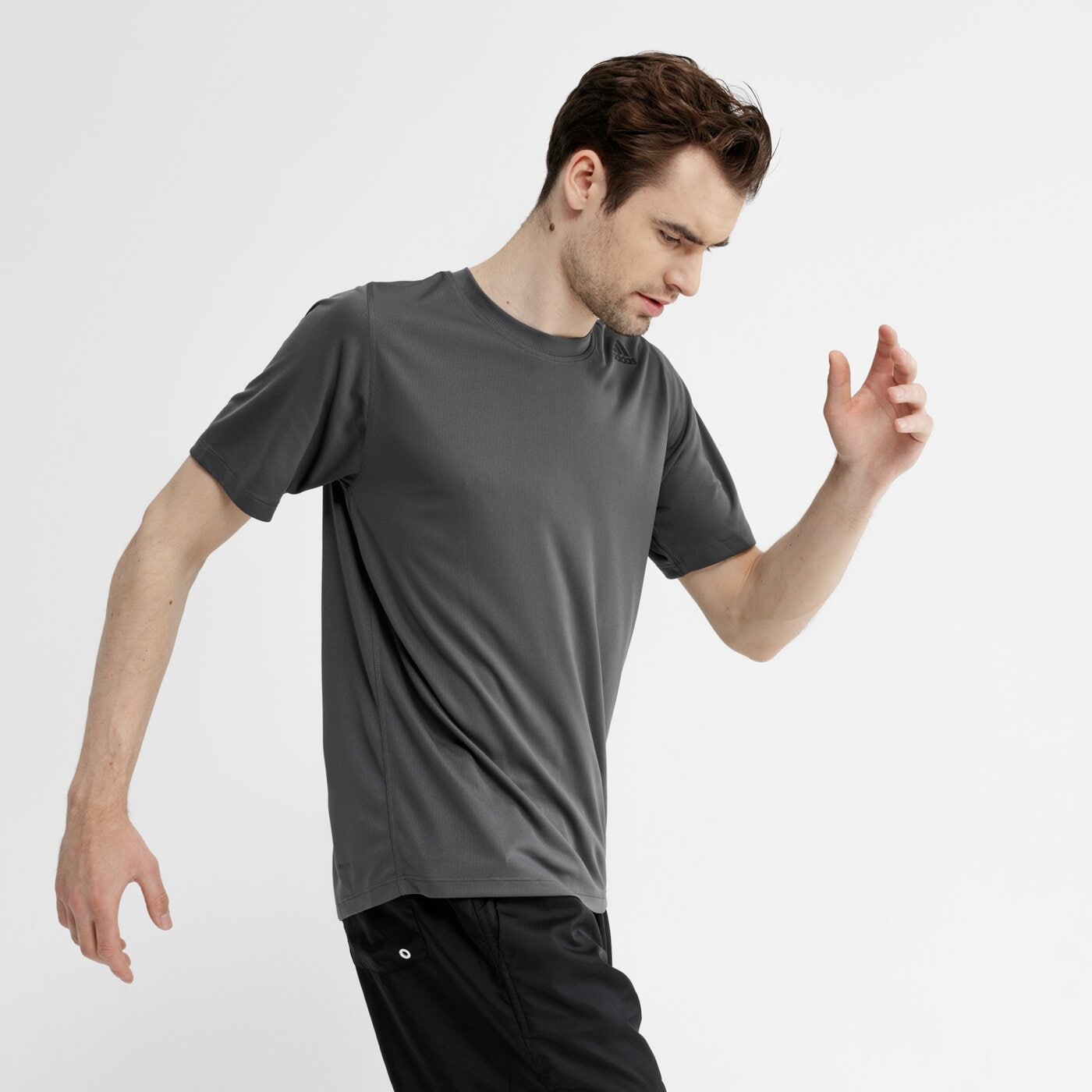 Koszulka męska ADIDAS T-SHIRT SS FL SPR Z FT 3ST dw9824 kolor szary