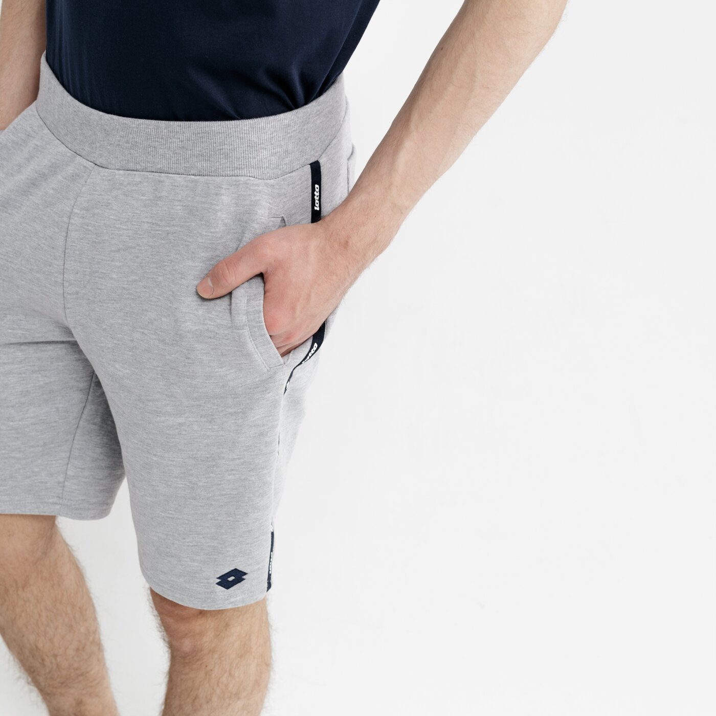 Spodenki męskie LOTTO SZORTY MERANO lo19szm12001 kolor szary