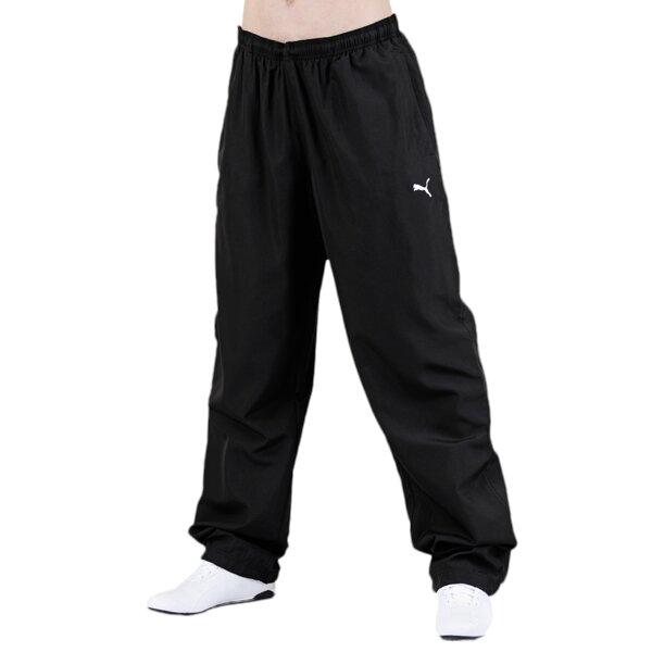 Spodnie dresowe męskie PUMA SPODNIE ESS WOVEN PANTS 81654202 kolor czarny