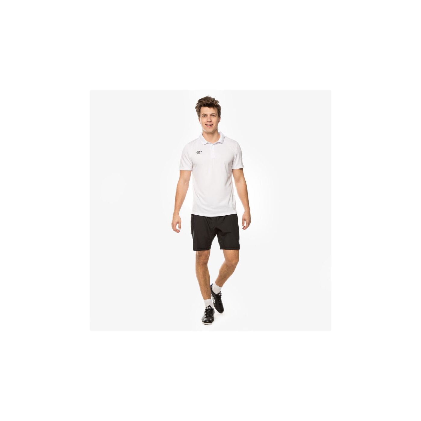 Koszulka polo męska UMBRO POLO PRO TRAINING POLY 64071u096 kolor biały