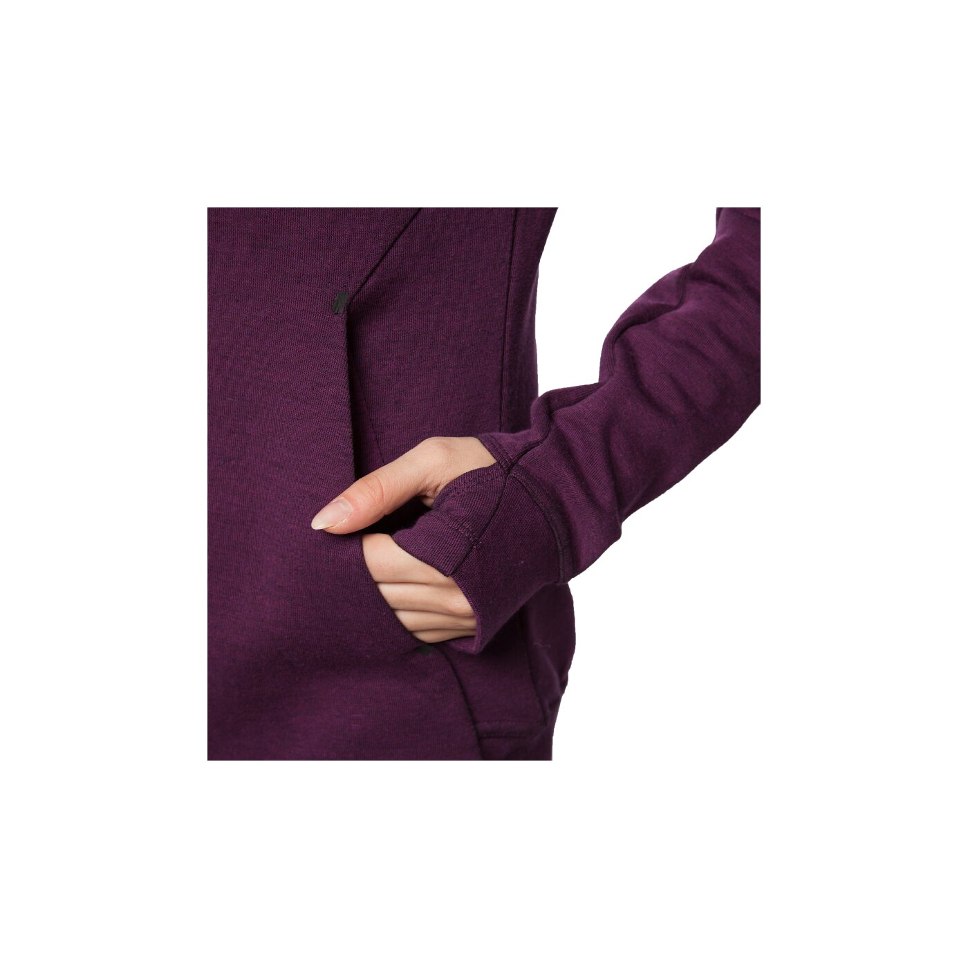 Bluza damska NIKE BLUZA TECH FLEECE FZ HOODIE AOP 685491563 kolor fioletowy