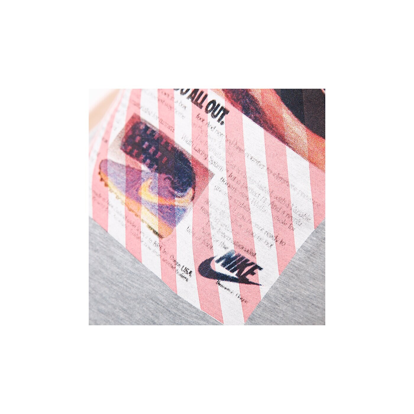 Koszulka męska NIKE T-SHIRT TEE-HAZARD AD 589766063 kolor szary