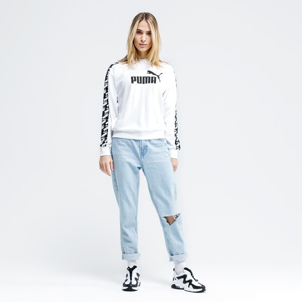 Bluza damska PUMA BLUZA AMPLIFIED CREW TR 582022 02 kolor biały