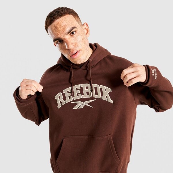 Bluza męska REEBOK BLUZA Z KAPTUREM BRYNE rk25096mgm100051 kolor brązowy