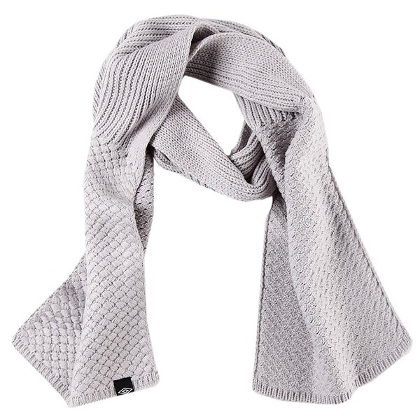  UMBRO SZALIK KNIT SCARF GREY ul33scd08 kolor szary
