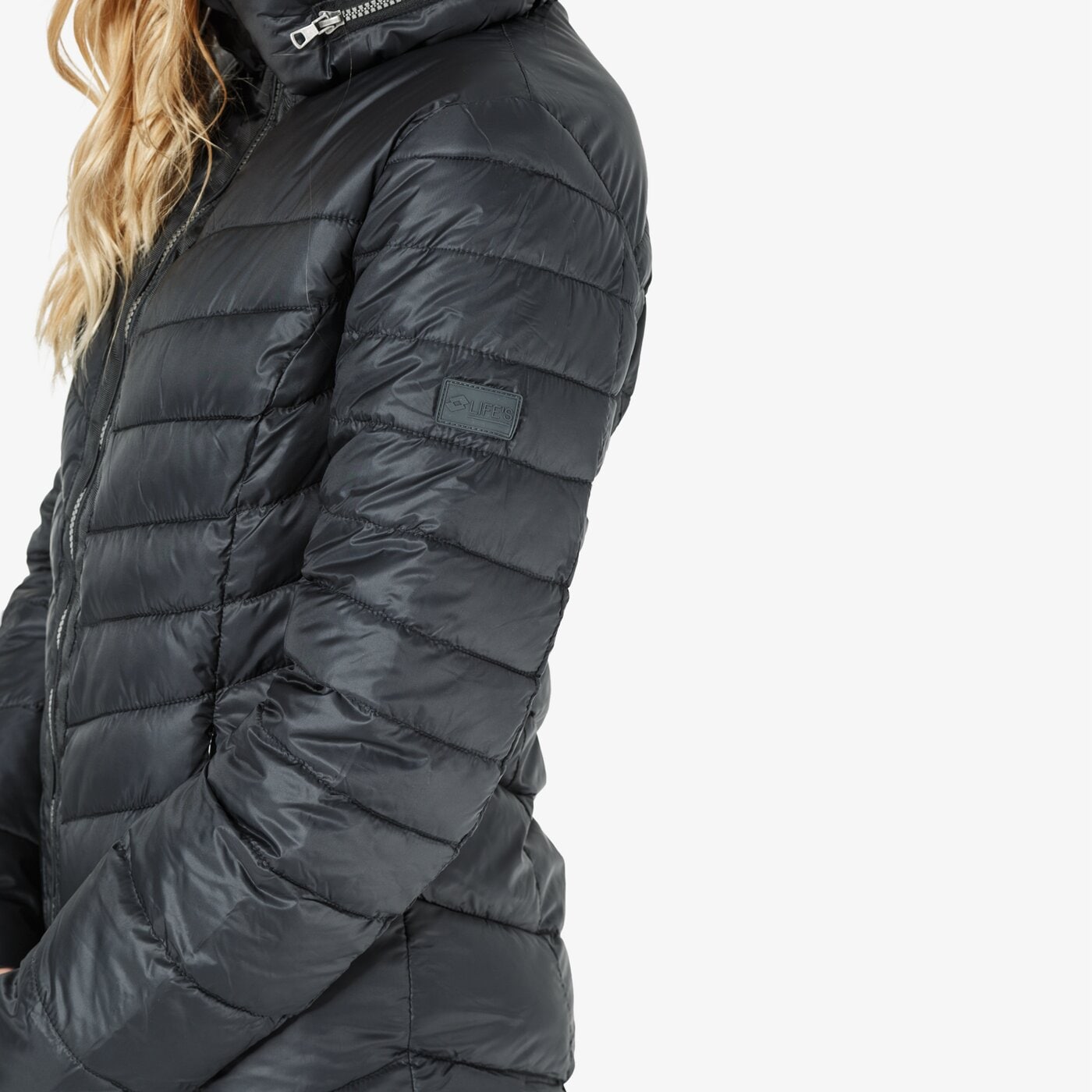 Kurtka zimowa damska LOTTO KURTKA IZA IV LONG JKT PAD W t5506 kolor czarny