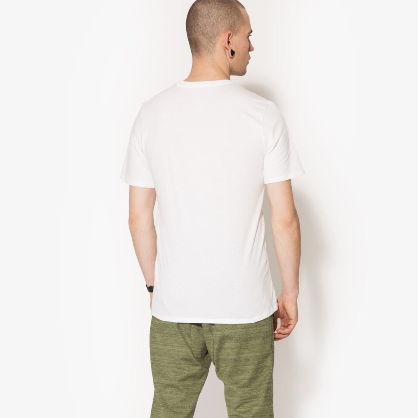Koszulka męska NIKE T-SHIRT SS M NSW 834717100 kolor biały