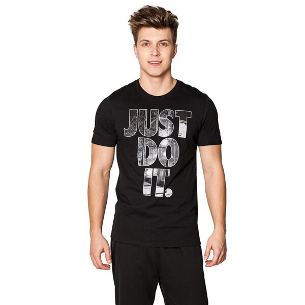 Koszulka męska NIKE T-SHIRT TEE-JDI PHOTO FIL 739357010 kolor czarny