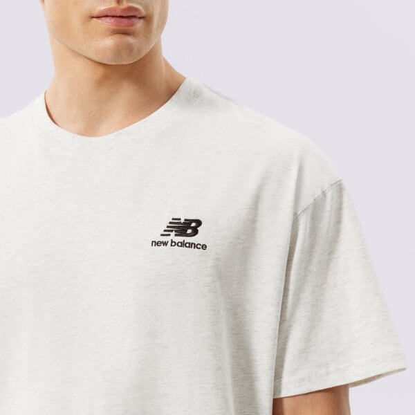 NEW BALANCE T-SHIRT NB ESSENTIALS UNI-SSENTIALS TEE ut21503sah kolor szary