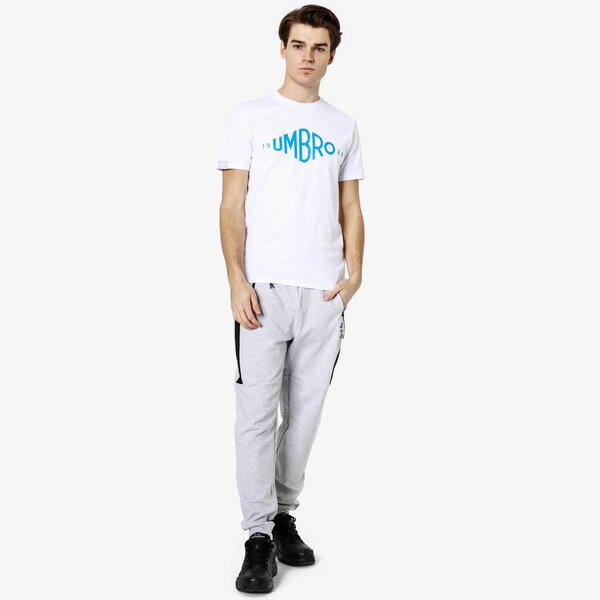 Koszulka męska UMBRO T-SHIRT SS GRAPHIC 65380u-13v kolor biały