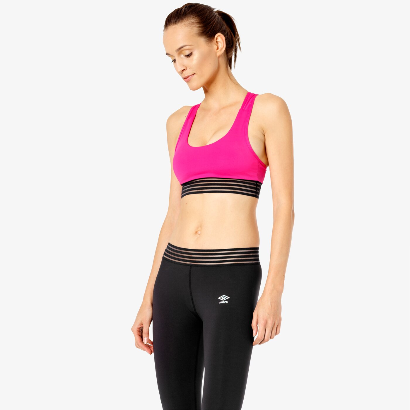 Top damski UMBRO BRA PRAWLE ul19top01002 kolor różowy