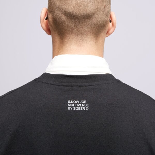 S.NOW JOB SIZEER T SHIRT “WHO MADE WHO”-BLACK si123tsu50002 kolor czarny