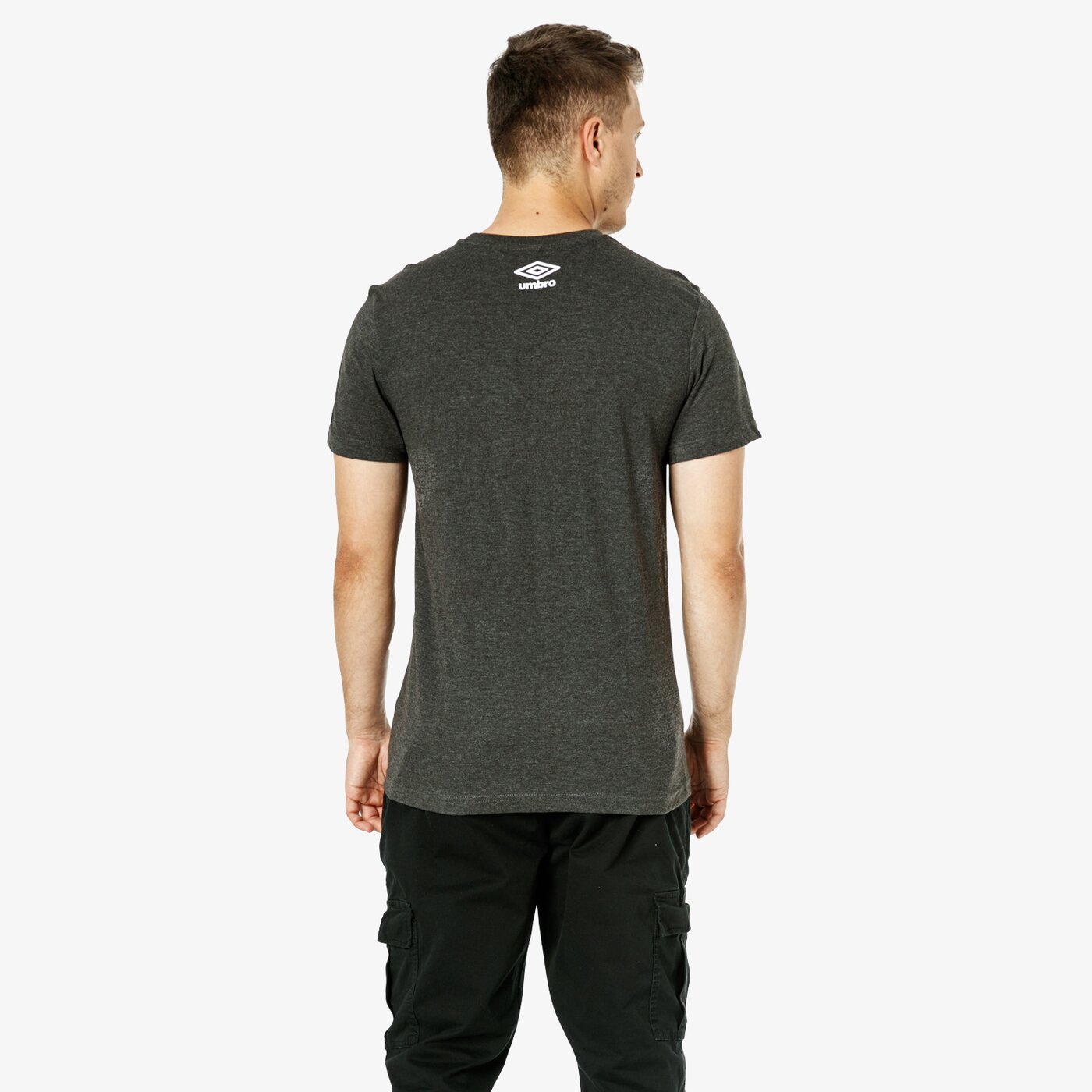 Koszulka męska UMBRO T-SHIRT SS HEFTY ul38tsm41001 kolor szary