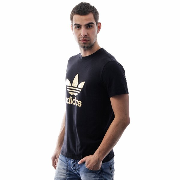 Koszulka męska ADIDAS T-SHIRT ADI TREFOIL TEE x41277 kolor czarny