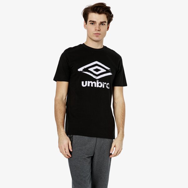 Koszulka męska UMBRO T-SHIRT SS INK GRAPHIC 65445u-fl3 kolor czarny