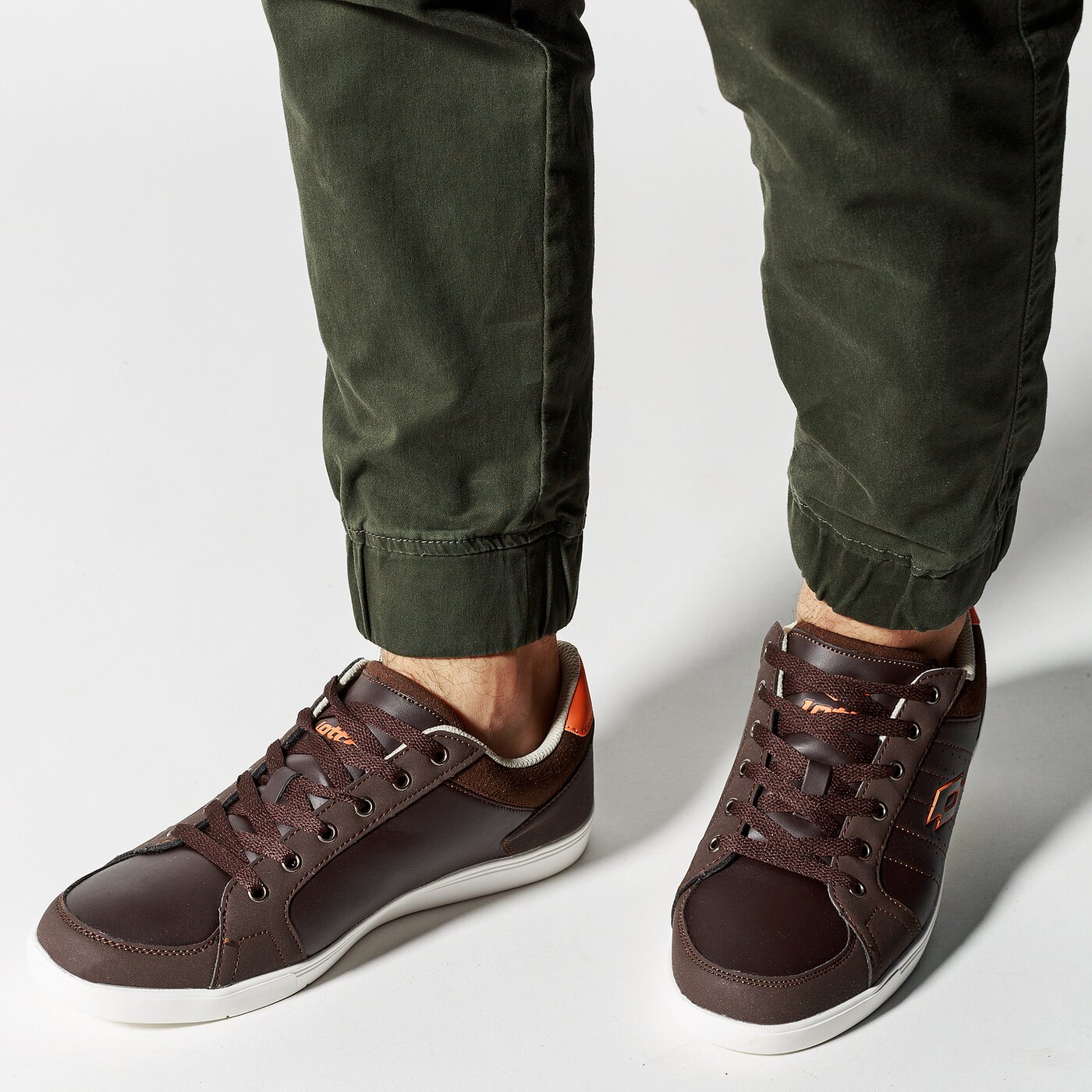 Buty sportowe męskie LOTTO FORCE loml218002 kolor brązowy