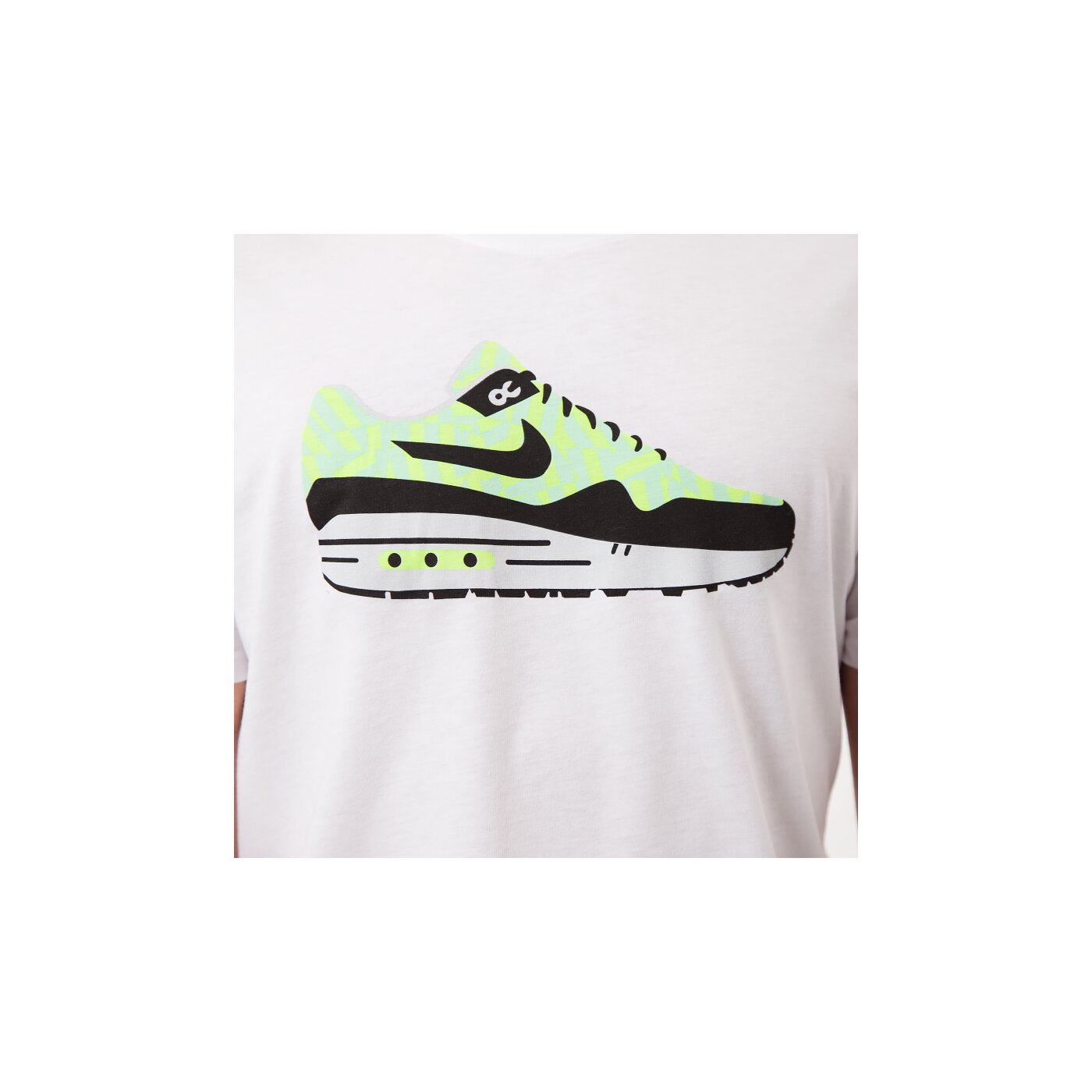 Koszulka męska NIKE T-SHIRT TEE-AIR MAX 644166100 kolor biały