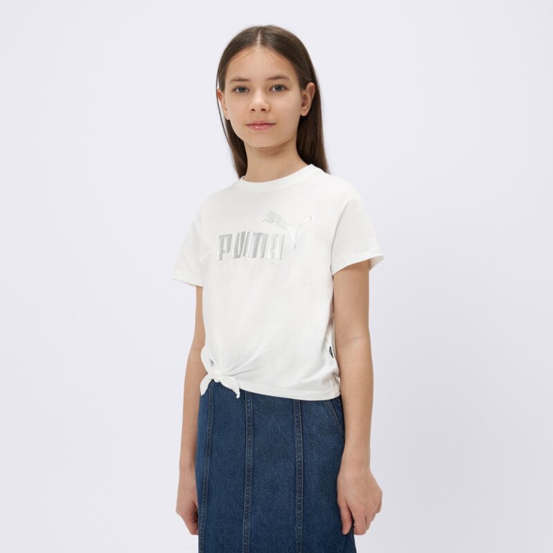 PUMA T-SHIRT ESS + LOGO KNOTTED TEE