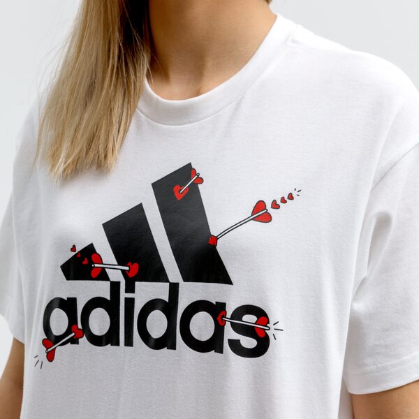 Koszulka damska ADIDAS T-SHIRT W VALENTINE G T gl0870 kolor biały