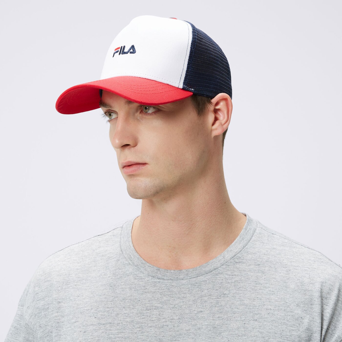 Czapka z daszkiem damska FILA CZAPKA BASEBALL CAP xs23mig051640 kolor czerwony