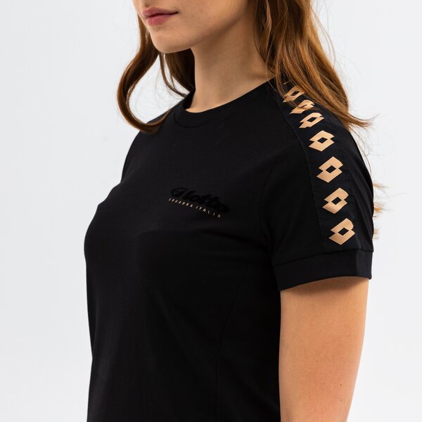 Koszulka damska LOTTO T-SHIRT ATHLETICA CLASSIC W IV JS 216879-1cl kolor czarny
