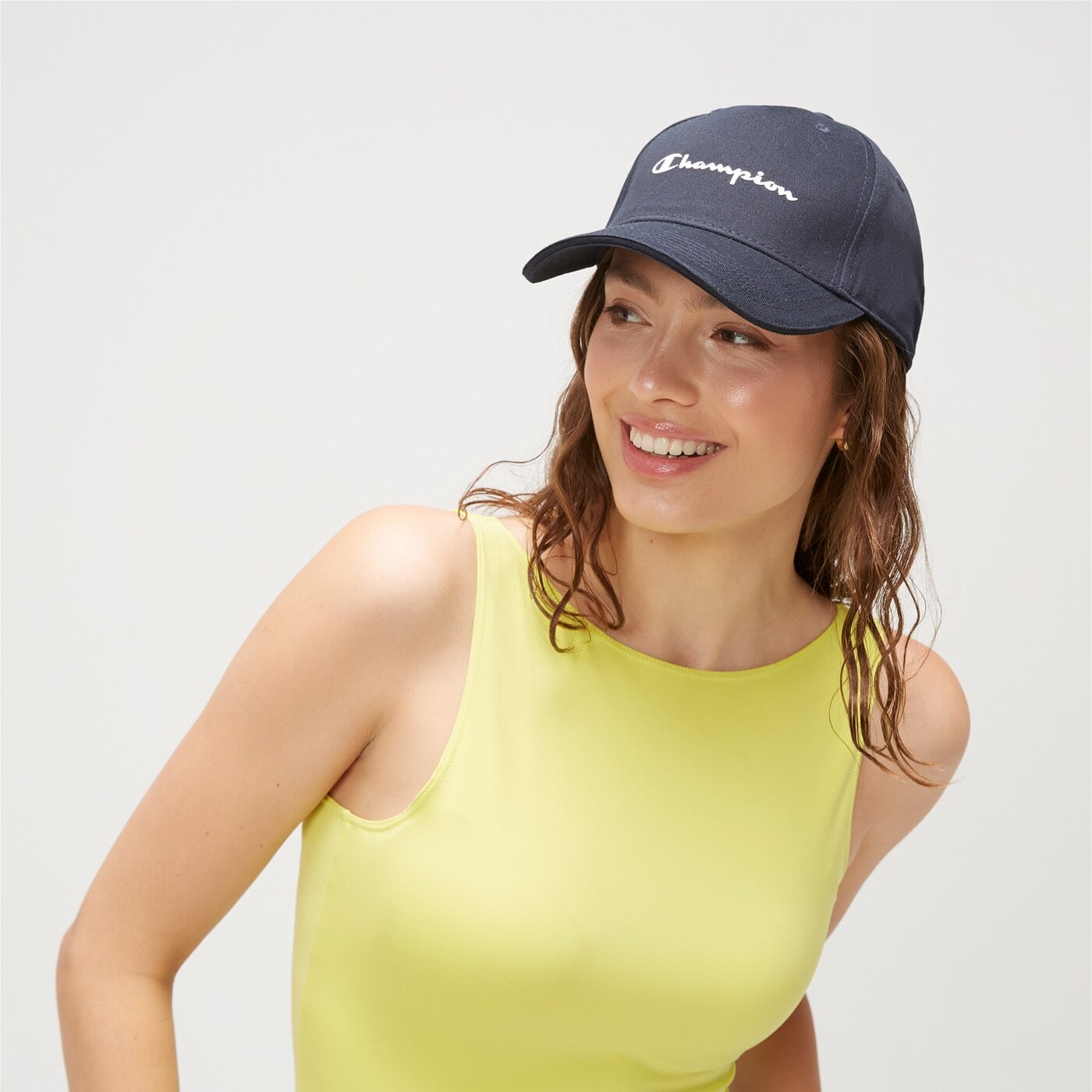 Czapka z daszkiem damska CHAMPION CZAPKA BASEBALL CAP 800380bs501 kolor granatowy