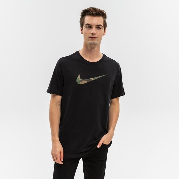 Koszulka męska NIKE T-SHIRT SS M NK DF CAMO GFX dr7561-010 kolor czarny