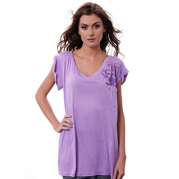 Koszulka damska REEBOK T-SHIRT ACC SS TEE w49778 kolor fioletowy