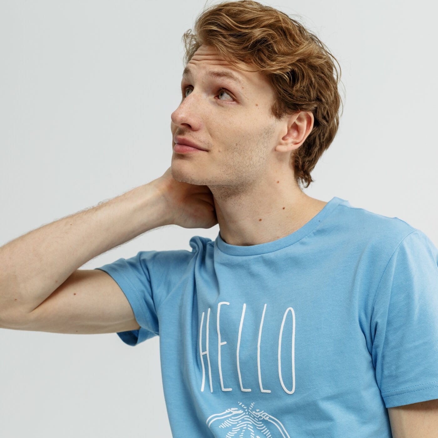 Koszulka męska FEEWEAR T-SHIRT SS ROLDANILO fw19tsm52002 kolor niebieski