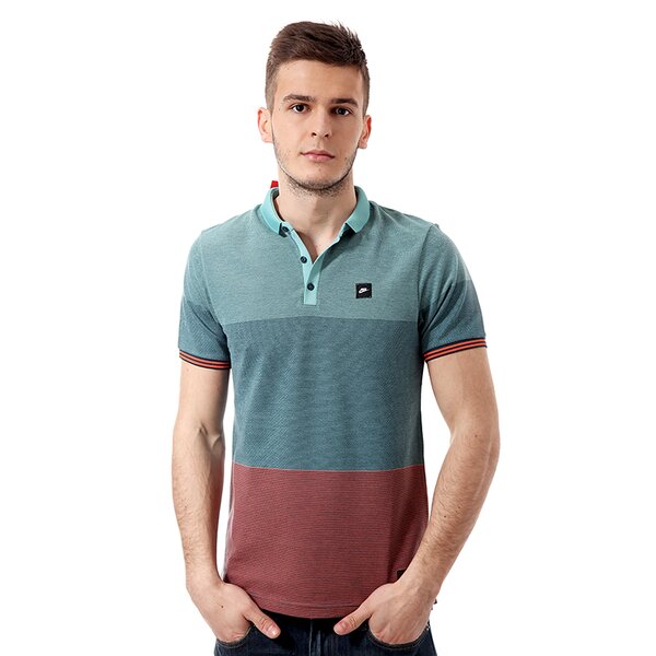 Koszulka polo męska NIKE POLO NIKE LEAGUE GF NM POLO 589646399 kolor zielony