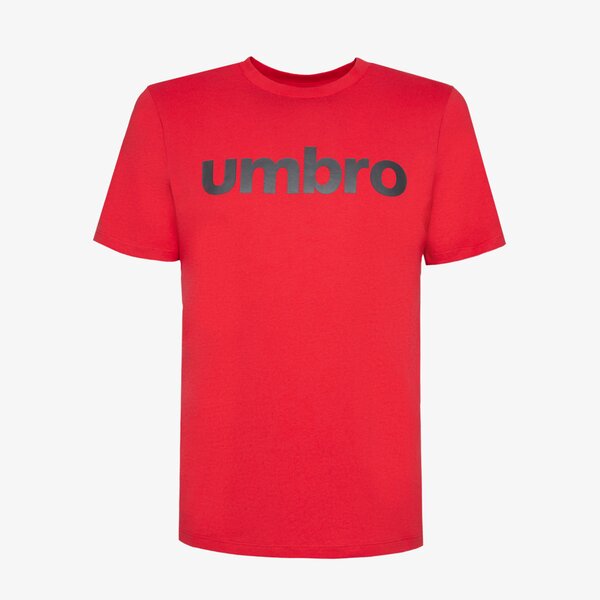 Koszulka męska UMBRO T-SHIRT LINEAR LOGO GRAPHIC 65551u-6ak kolor czerwony