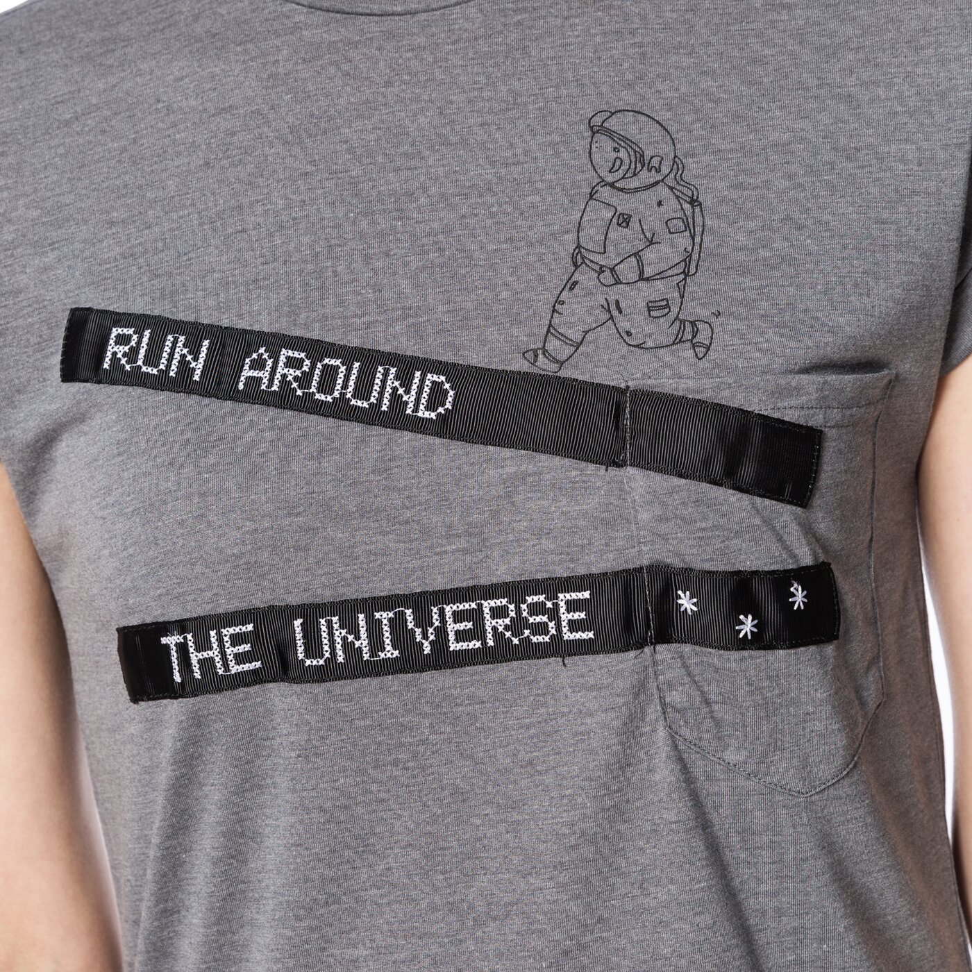 Koszulka damska FEEWEAR T-SHIRT LUNA fw17tsd16001 kolor szary