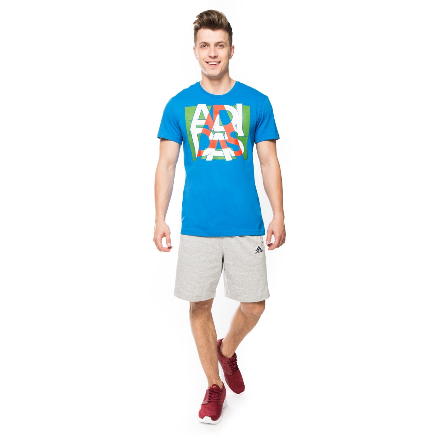 Koszulka męska ADIDAS T-SHIRT COUNTRY LINEAGE ai6040 kolor niebieski