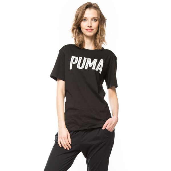 Koszulka damska PUMA T-SHIRT STYLE SWAGGER 83634701 kolor czarny