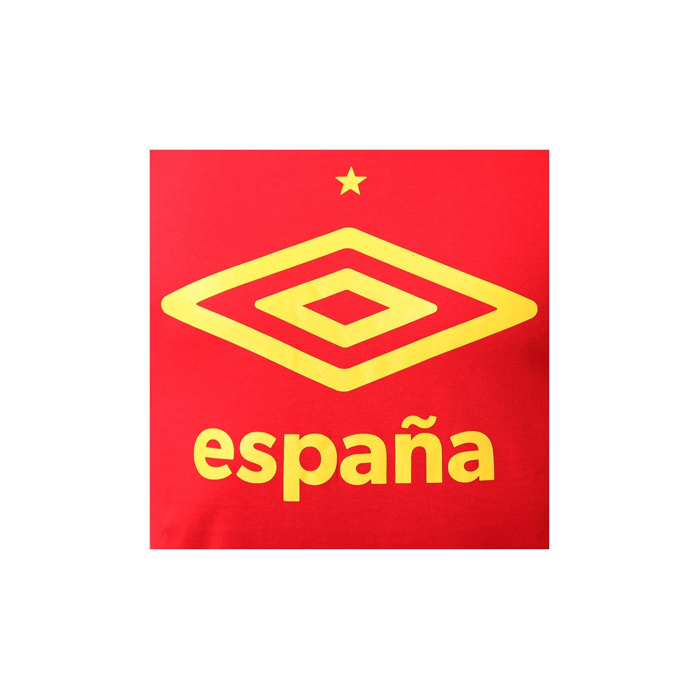 Koszulka męska UMBRO T-SHIRT 2014 ESPANA FLAG 62338uclr kolor czerwony